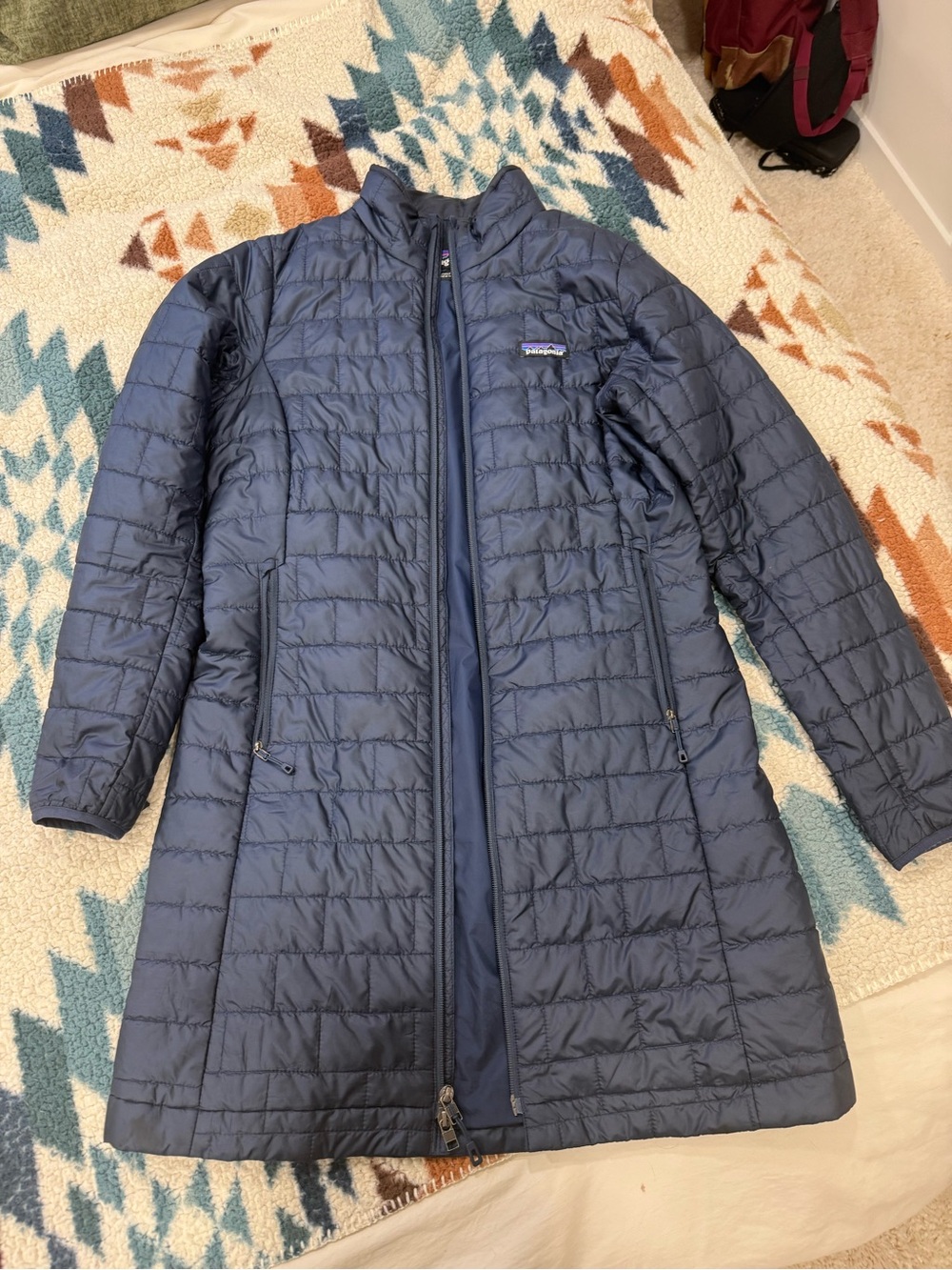 Patagonia Women’s Navy Nanopuff Parka